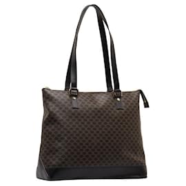 Céline-Borsa tote in pelle PVC Celine Macadam in ottime condizioni-Nero