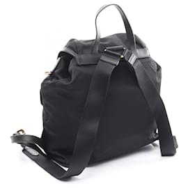 Prada-Prada Tessuto Backpack Canvas Backpack in Very Good Condition-Black