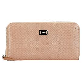 Tod's Python Rundreißverschluss Lange Geldbörse Beige Beige