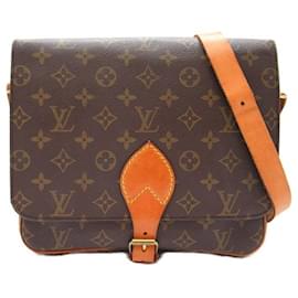 Louis Vuitton-Louis Vuitton Monogram Cartouchiere GM Canvas Crossbody Bag M51252 in Good condition-Other