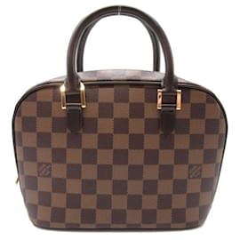 Louis Vuitton-Sac à main en toile Damier Ebene Sarria Mini N51286 de Louis Vuitton en excellent état-Autre