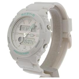 & Other Stories-Casio Baby-G GLIDE Quartz Résine Blanche/Montre pour femme avec bracelet en résine BAX 100 7AJF, Occasion【tkh23b0525004】 En excellent état-Blanc