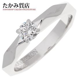 Boucheron Platinum Diamond PT950 #48 Ring in Great Other