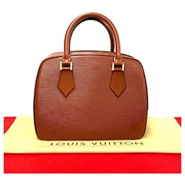 Louis Vuitton-Sac à main en cuir Louis Vuitton Pont Neuf M52058 en très bon état-Marron