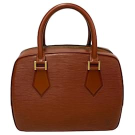 Louis Vuitton-Louis Vuitton Pont Neuf Leather Handbag M52058 in Very Good Condition-Brown