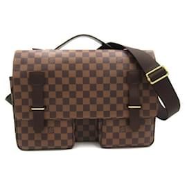 Louis Vuitton-Borsa a tracolla in tela Damier Ebene Broadway Louis Vuitton N42270 in ottime condizioni-Altro