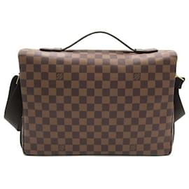 Louis Vuitton-Borsa a tracolla in tela Damier Ebene Broadway Louis Vuitton N42270 in ottime condizioni-Altro