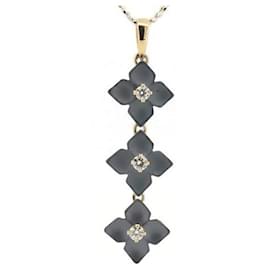 & Other Stories Collana di diamanti K18YG/K18WG/K18BG 0,18 ct in oro 18K in ottime condizioni D'oro
