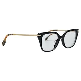 Burberry-Burberry Nova Check Plastic Glasses B2310-F 52□19 140 in Very Good Condition-Black