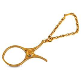 Hermès-Hermes Gold Plated Glove Holder-Golden