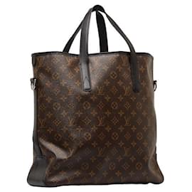 Louis Vuitton-Borsa tote Louis Vuitton Monogram Macassar Davis M56708 in pelle PVC marrone in buone condizioni-Marrone