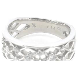 & Other Stories-Vendome Aoyama Diamantring 0,14 ct K18WG 9 in sehr gutem Zustand-Silber