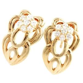 & Other Stories Orecchini No Brand con diamanti Melee in tonalità K18YG Oro per le donne (Pre-Owned) In ottime condizioni D'oro