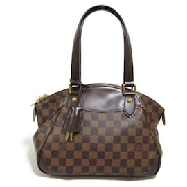 Louis Vuitton-Bolso cruzado Louis Vuitton Damier Ebene Verona PM Canvas N41117 en muy buen estado-Otro