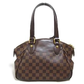 Louis Vuitton-Bolso cruzado Louis Vuitton Damier Ebene Verona PM Canvas N41117 en muy buen estado-Otro