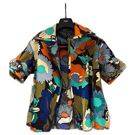 Fendi Jaqueta Reversível de Pele de Vison Floral Multicor Outro
