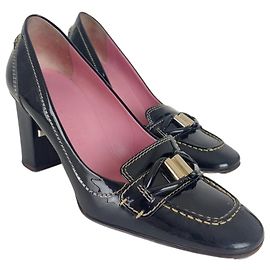 Escarpins Céline en cuir verni 37 Multicolore