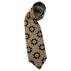 Cravate à losanges Versus Versace Multicolore Jaune