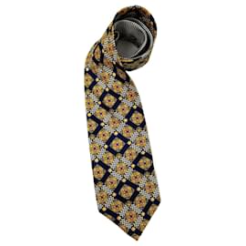 Diamond patterned tie Versus Versace Multiple colors Yellow