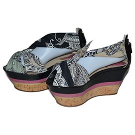 Etro cuñas Multicolor