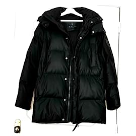Rains-RAINS original puffer jacket (unisex)-Black