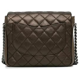 Chanel-TIMELESS/CLASSIQUE LEATHER CROSSBODY BAG-Bronze