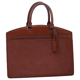 Louis Vuitton-LOUIS VUITTON Sac à main Epi Riviera Marron M48183 LV Auth 79047-Marron