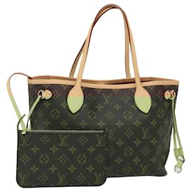 Louis Vuitton-LOUIS VUITTON Monogram Neverfull PM Tote Bag M40155 LV Auth 79260A-Monogram