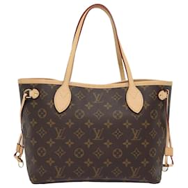 Louis Vuitton-LOUIS VUITTON Monogram Neverfull PM Tote Bag M40155 LV Auth 79260A-Monogram
