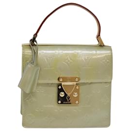 Louis Vuitton-LOUIS VUITTON Monogram Vernis Spring Street Bolso de mano Gris M91029 LV Auth ki4614-Gris