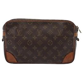 Louis Vuitton-LOUIS VUITTON Monogram Compiegne 28 Clutch Bag M51845 LV Auth yb578-Monogram