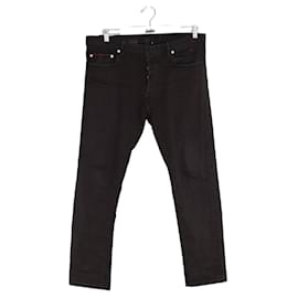 Dior Jeans rectos de algodón Negro