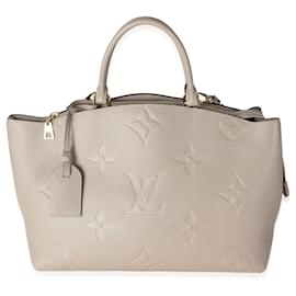 Louis Vuitton-Louis Vuitton Turtledove Monogram Empreinte Grand Palais-Beige