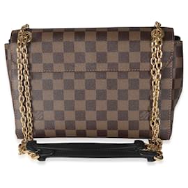 Louis Vuitton-Louis Vuitton Tela Damier Ebano Nero Vavin PM-Marrone