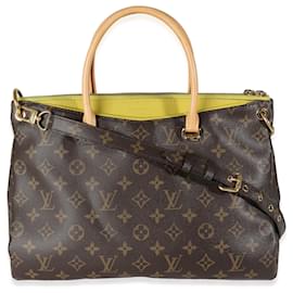 Louis Vuitton-Louis Vuitton Pistache Monogram Canvas Pallas-Brown