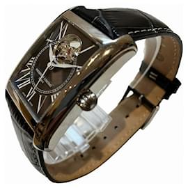 & Other Stories-FREDERIQUE CONSTANT Classic Carre Hear Orologio automatico da donna in ottime condizioni - Acciaio inossidabile, Nero in ottime condizioni-Nero