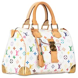 Louis Vuitton-Louis Vuitton Speedy 30 Monograma Multicolor Blanco-Blanco