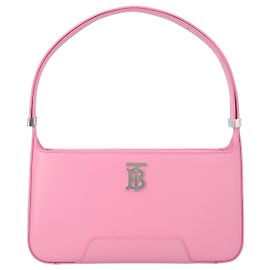 Bolsa de ombro Burberry com logo Rosa