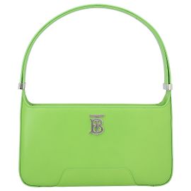 Bolsa de ombro Burberry com logo Verde