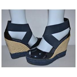 Ralph Lauren-wedges-Black,Blue