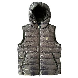 Gilet con cappuccio Moncler Lappe Blu scuro