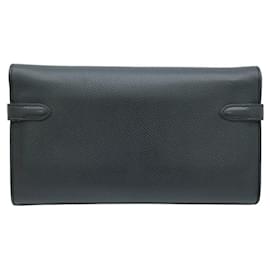 Hermès-Hermès Kelly Clutch-Navy blue