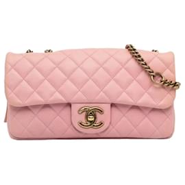 Chanel-KLASSE/ZEITLOSE LEDER CROSSBODY TASCHEN-Pink