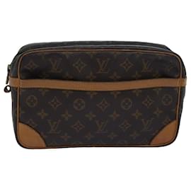 Louis Vuitton-LOUIS VUITTON Monogram Compiegne 28 Clutch Bag M51845 LV Auth 79583-Monogram