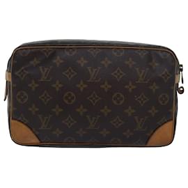 Louis Vuitton-LOUIS VUITTON Monogram Compiegne 28 Clutch Bag M51845 LV Auth 79583-Monogram