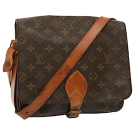 Louis Vuitton-LOUIS VUITTON Borsa a Spalla Monogram Cartouchiere GM M51252 LV Auth 79041-Monogramma