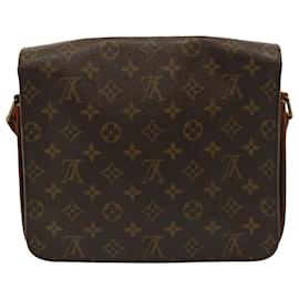 Louis Vuitton-LOUIS VUITTON Monogram Cartouchiere GM Shoulder Bag M51252 LV Auth 79041-Monogram