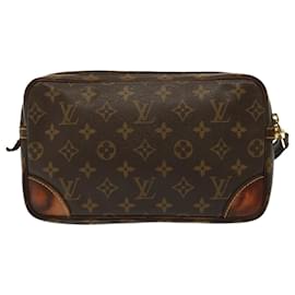Louis Vuitton-LOUIS VUITTON Monogram Marly Dragonne GM Clutch Bag M51825 LV Auth 79359-Monogram