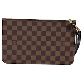 Louis Vuitton-LOUIS VUITTON Damier Ebene Neverfull MM Pouch Accessory Pouch LV Auth 78125-Other