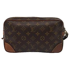 Louis Vuitton-LOUIS VUITTON Monogram Marly Dragonne GM Clutch Bag M51825 LV Auth 79706-Monogram